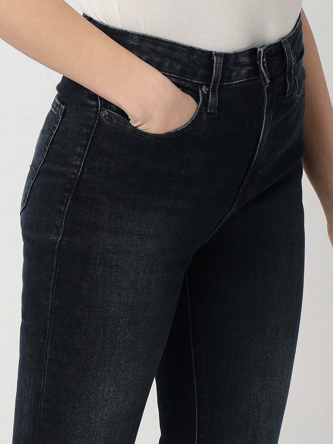 Spykar Ladies Western Jeans Wdeli1Be232 Dark Indigo