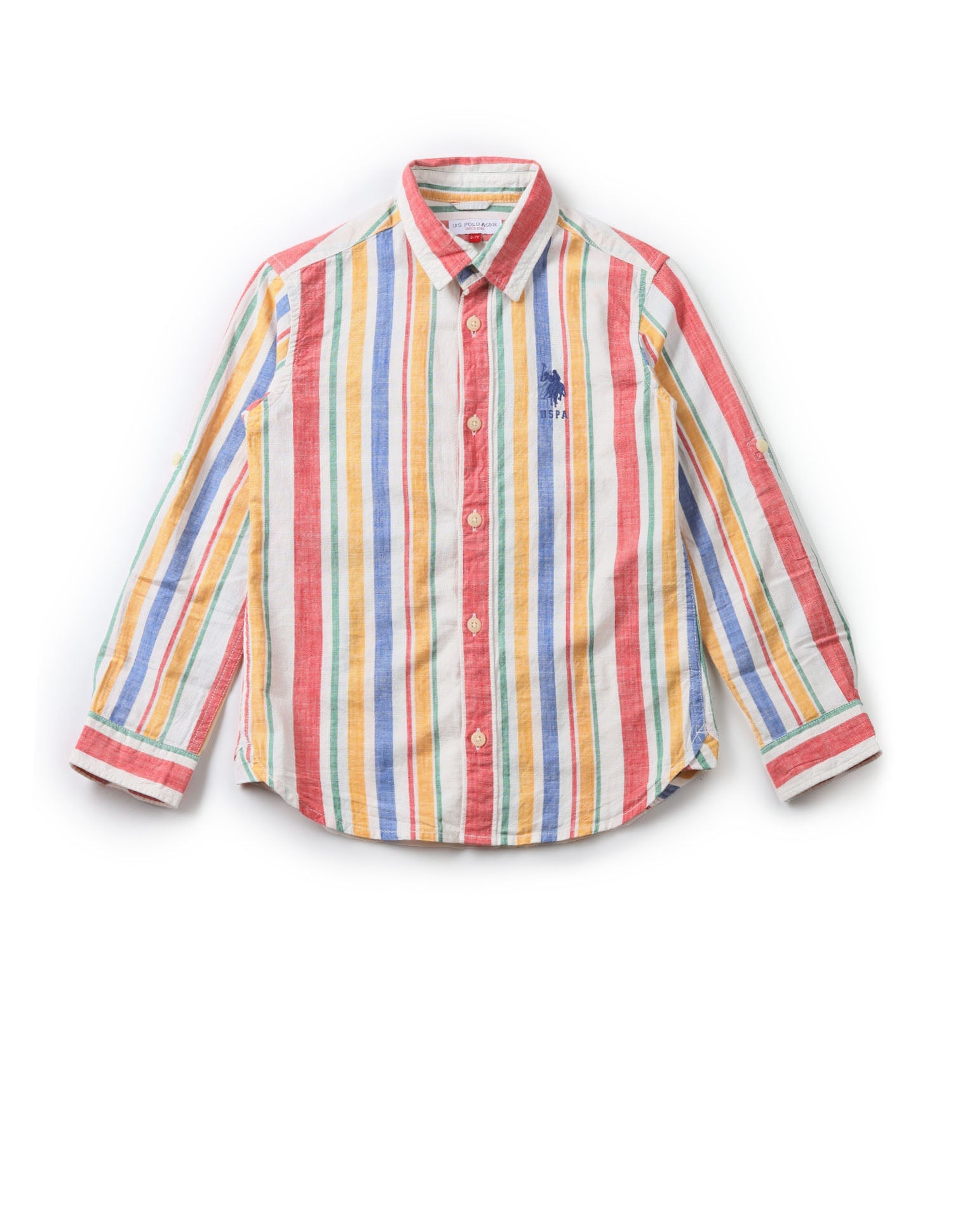 U.S.POLO KIDS BOYS SHIRT H/S UKSHT1463