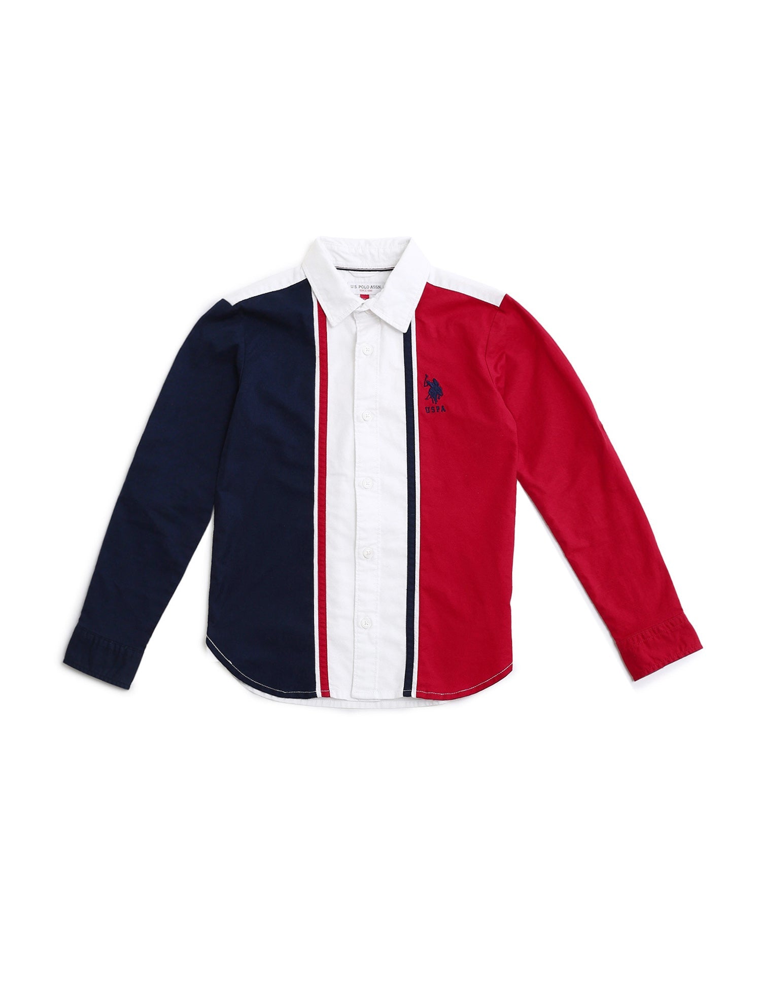 U.S.POLO KIDS BOYS SHIRT F/S UKSHT1167