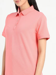 Madame Ladies Western Top H/S M5S11406 999 Coral