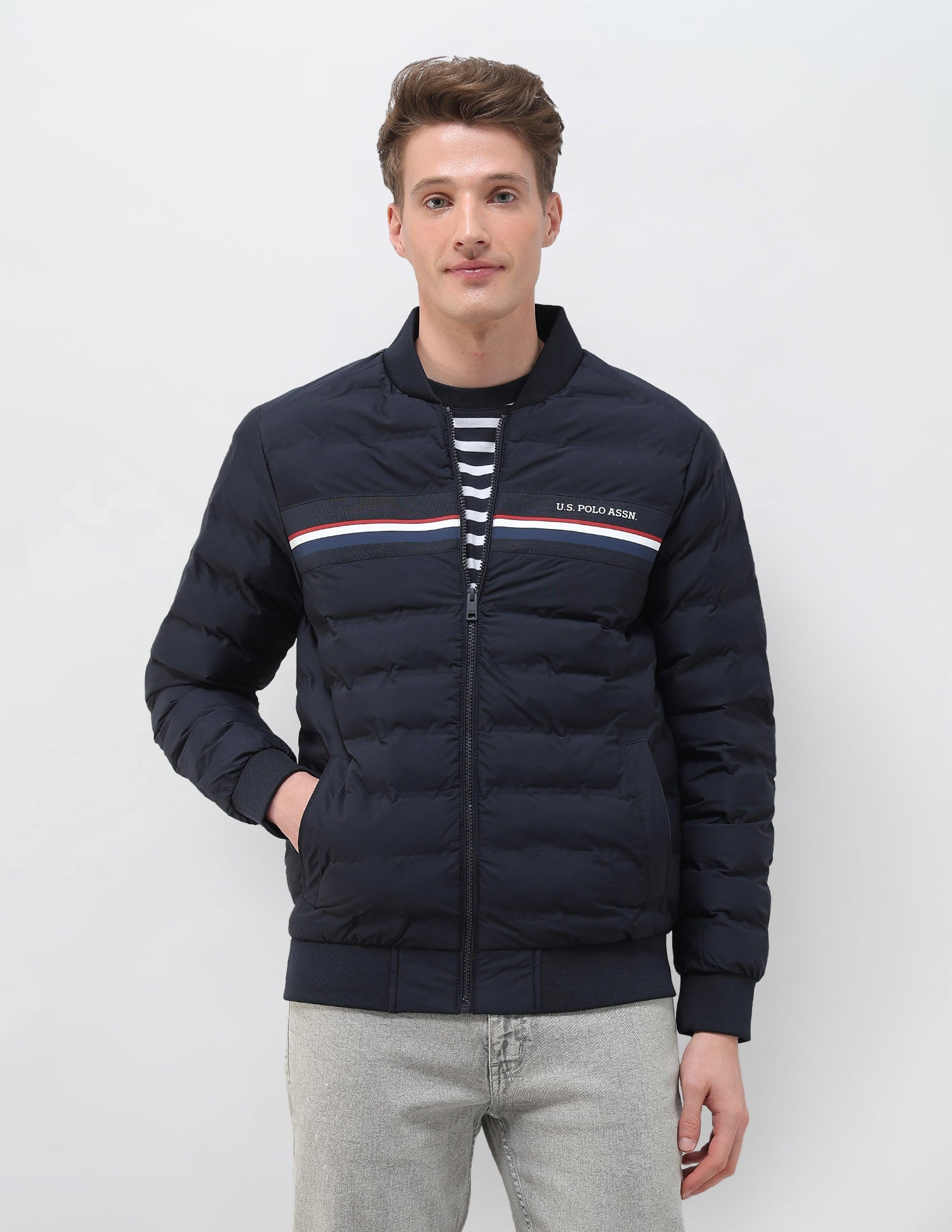 U.S.Polo Mens Jacket F/S Usjck058C Navy