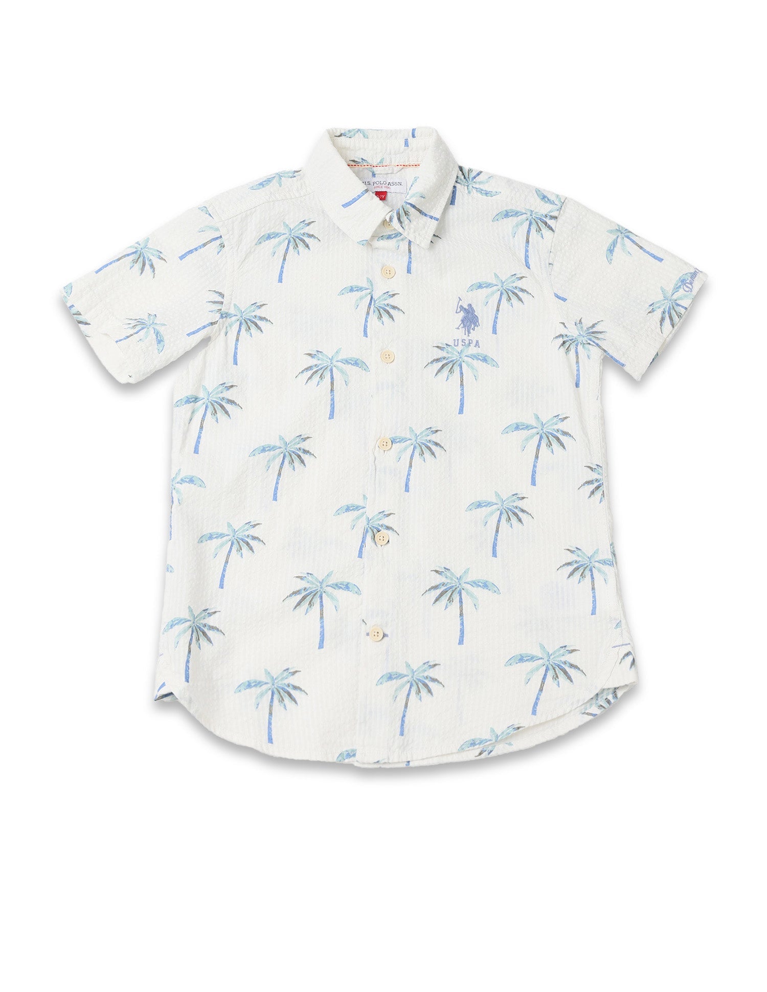 U.S.POLO KIDS BOYS SHIRT H/S UKSHT1494