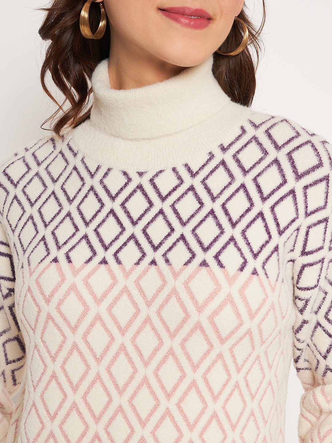 Madame Ladies Western Woolen Top M3W17300 001 Beige