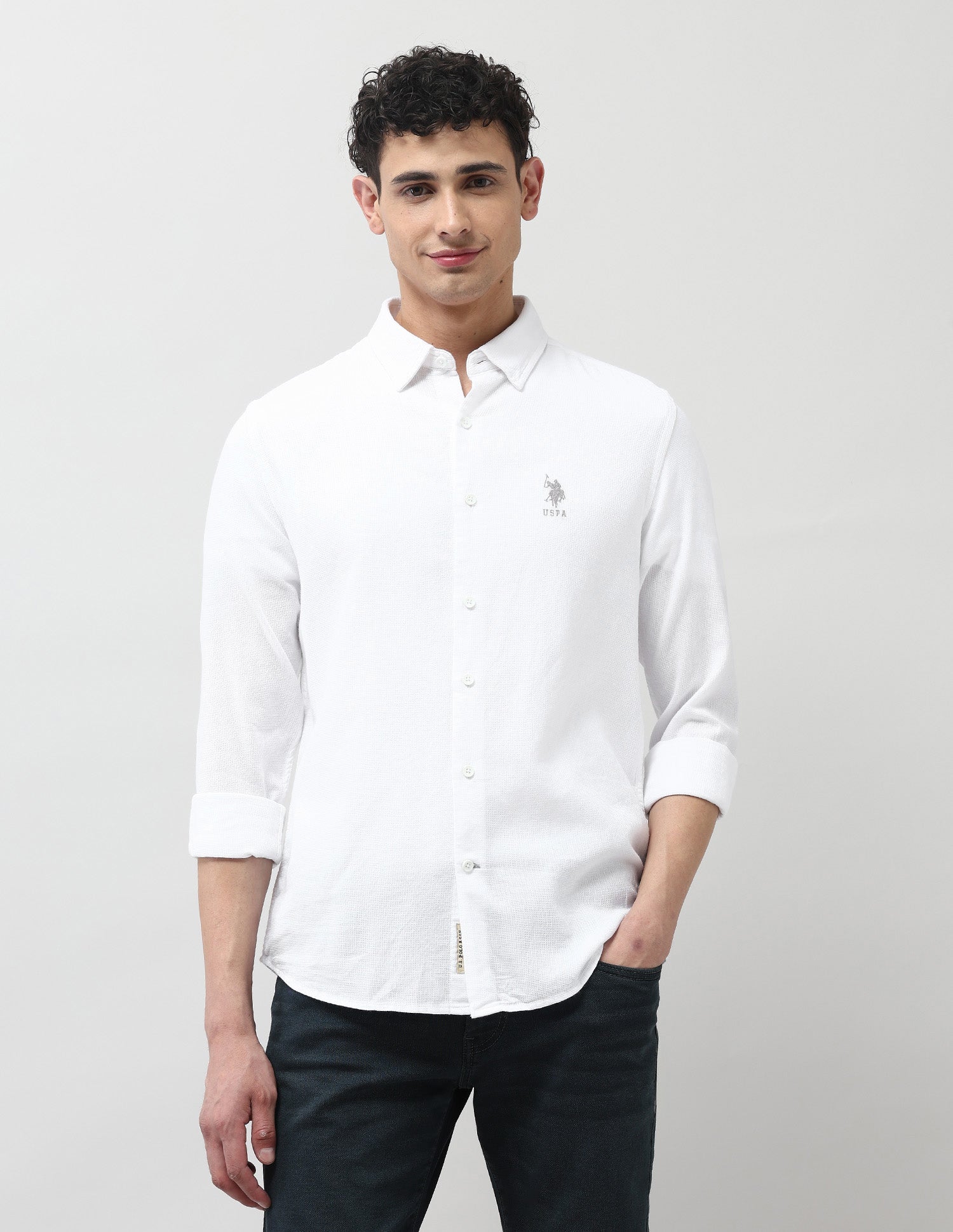 U.S.Polo Mens Casual Shirt F/S Udsht1927 Udsht1927