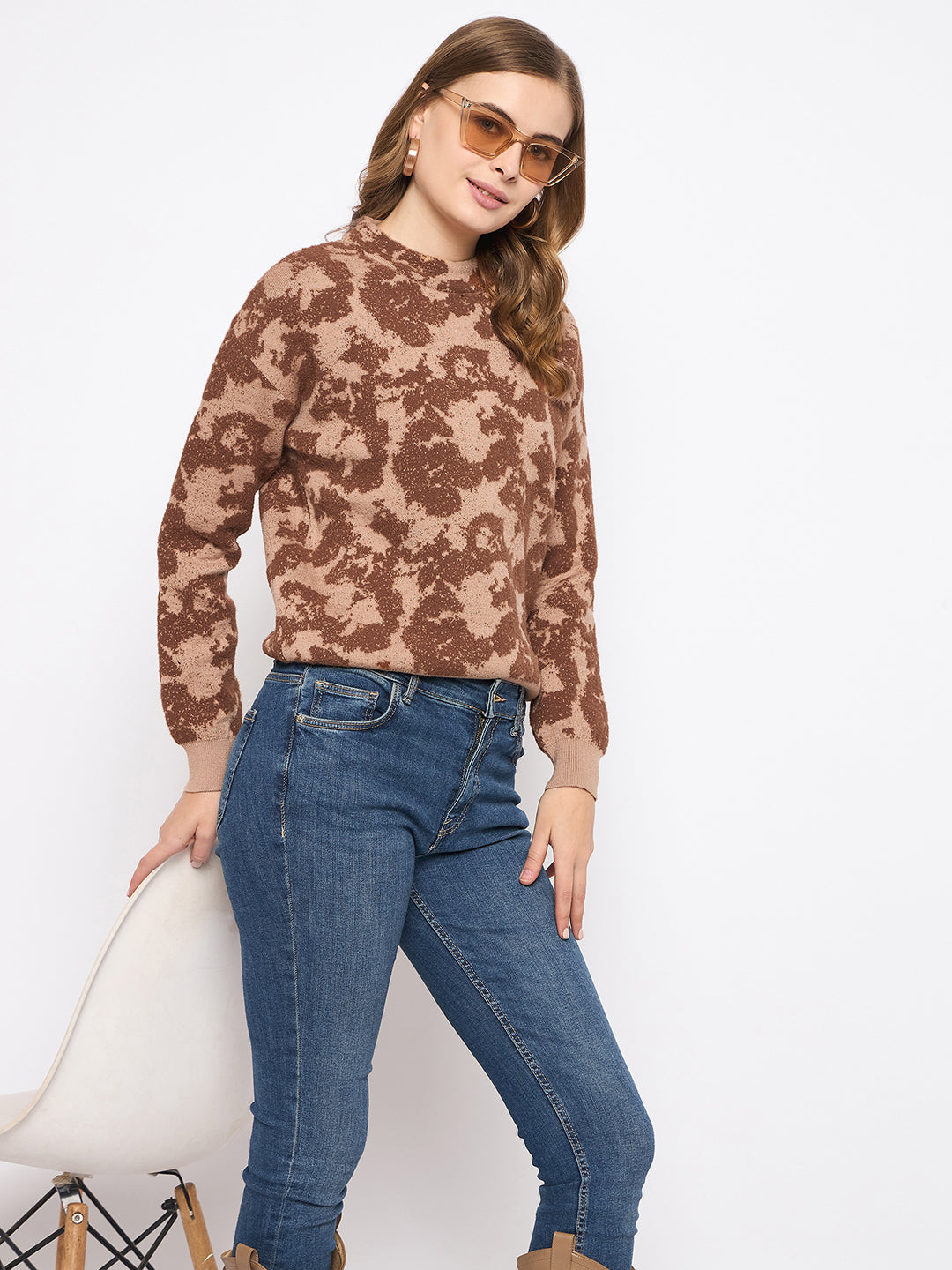Madame Ladies Western Woolen Top M4W17201 064 Tan