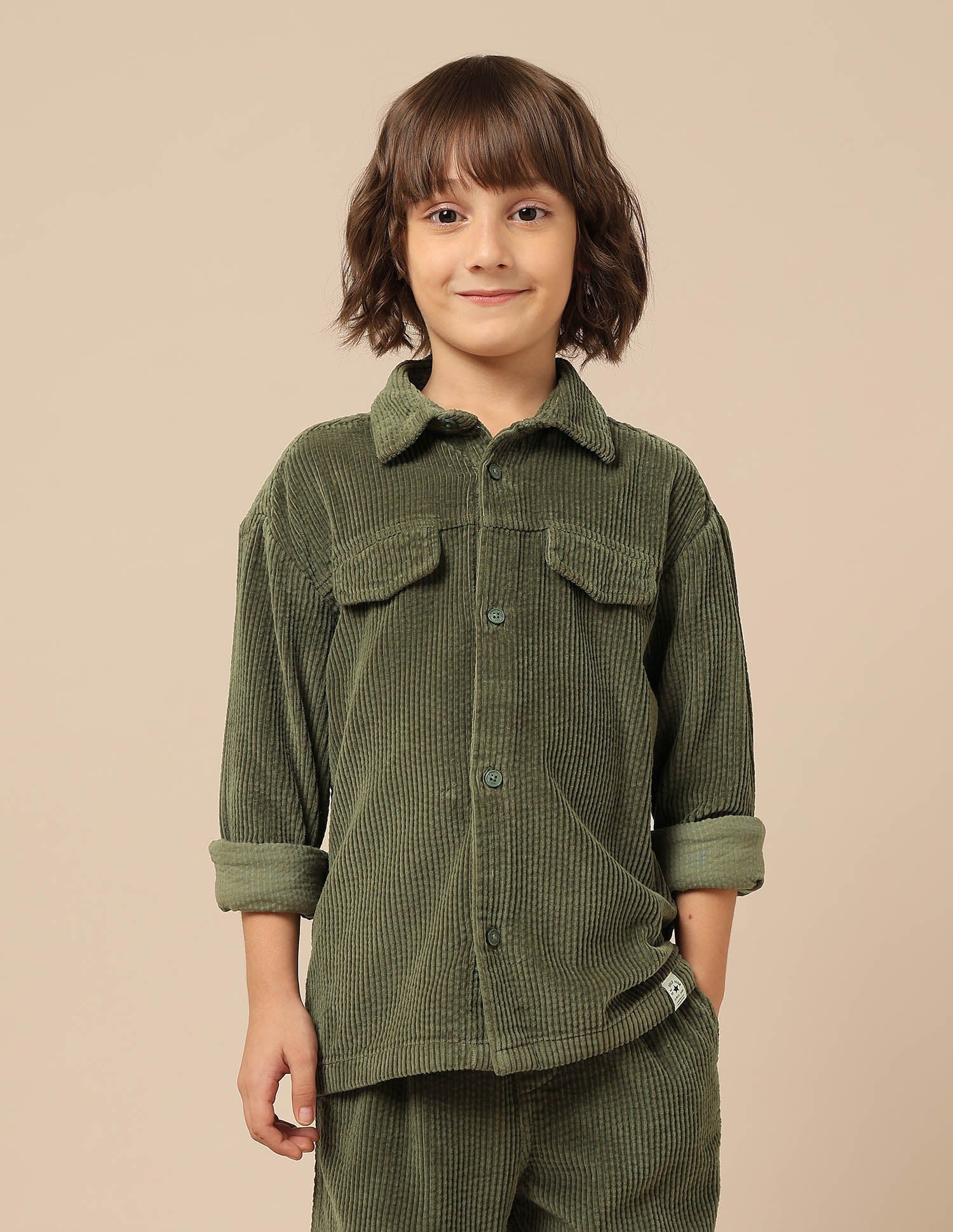 U.S.POLO KIDS BOYS SHIRT F/S UKSHT1566
