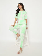 M-Secret Ladies Western Night Suit H/S S5S30113 014 Green
