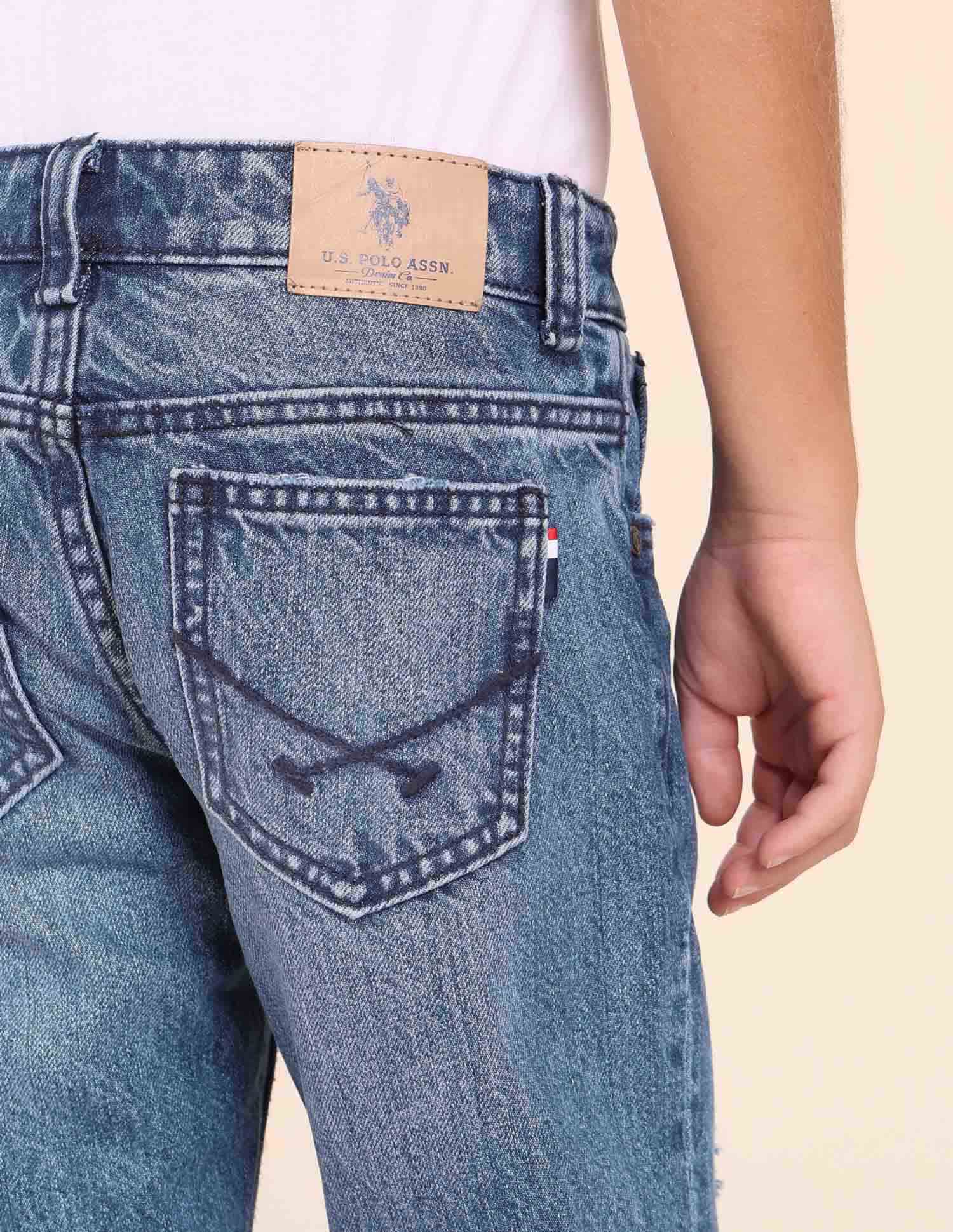 U.S.POLO KIDS BOYS JEANS UKJEN631