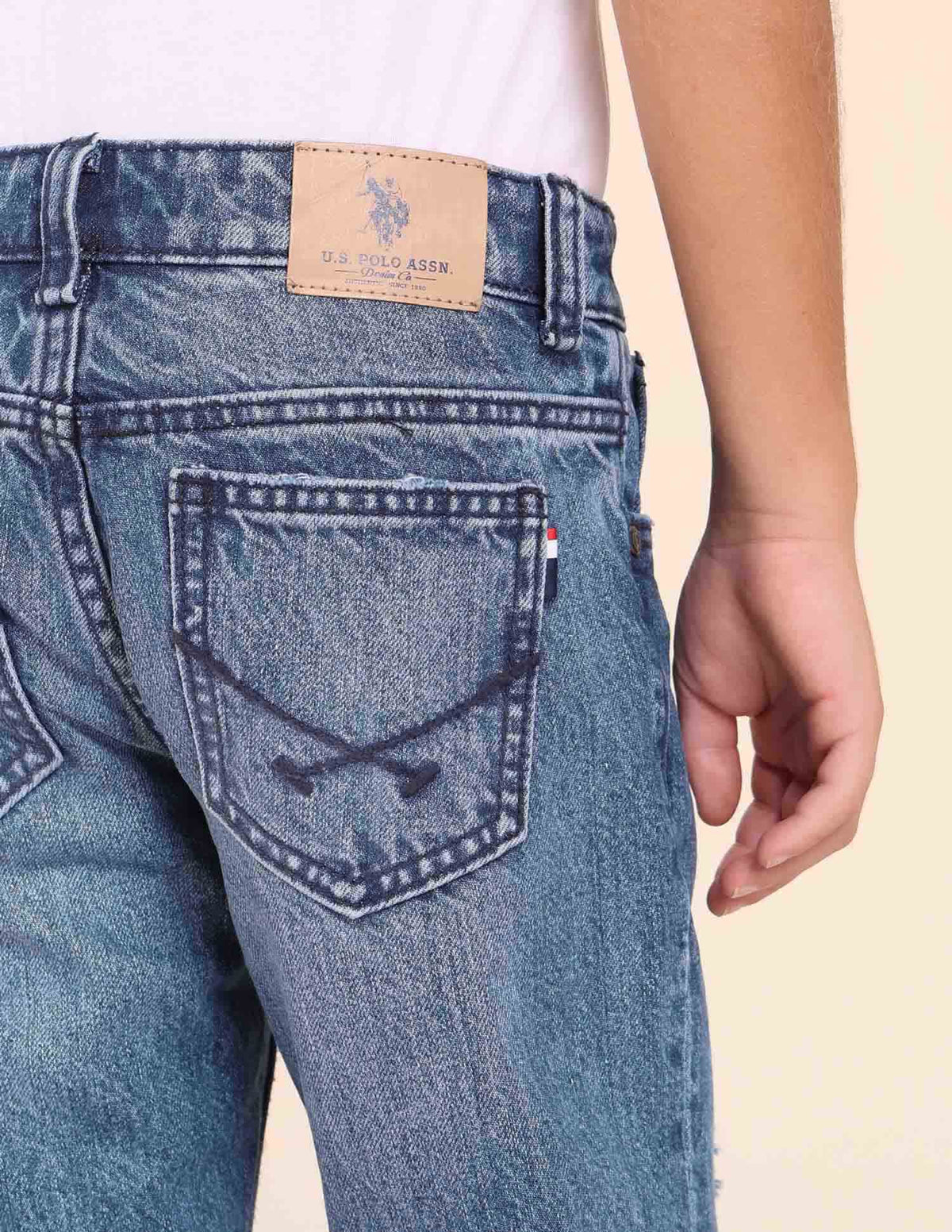 U.S.POLO KIDS BOYS JEANS UKJEN631