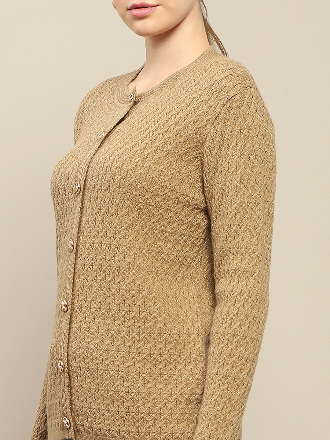 Madame Ladies Western Cardigan M4W70062 053 Khaki