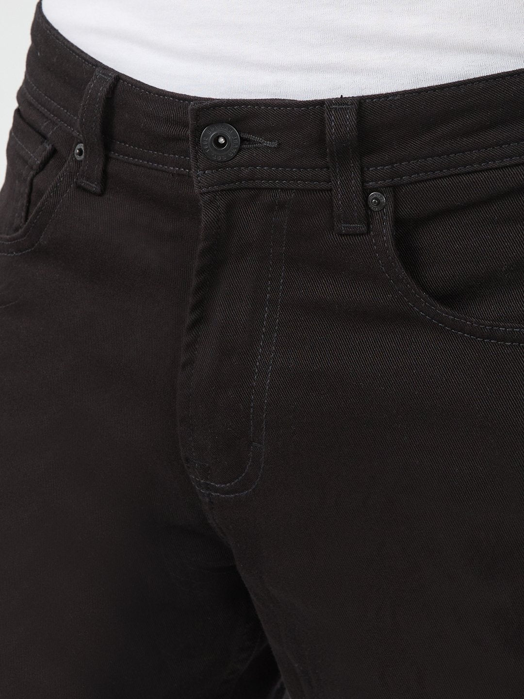 Spykar Mens Jeans Mdbct2Be002 Black