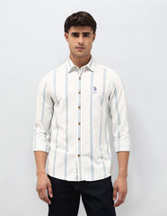 U.S.Polo Mens Casual Shirt F/S Udsht2011 White