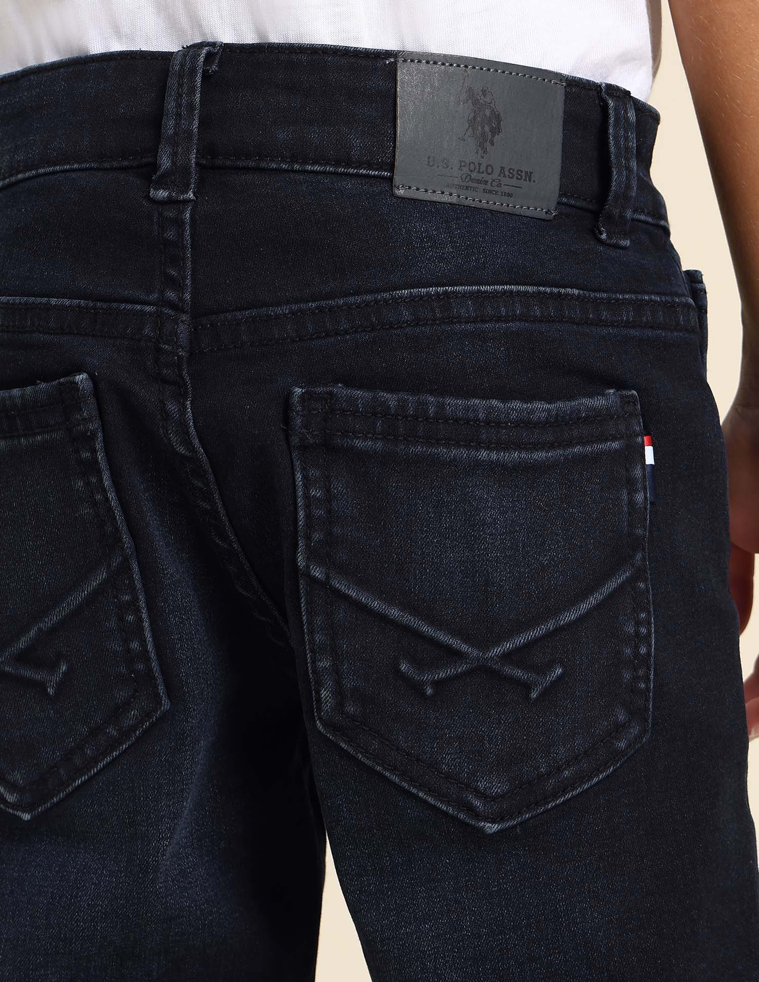 U.S.POLO KIDS BOYS JEANS UKJEN578