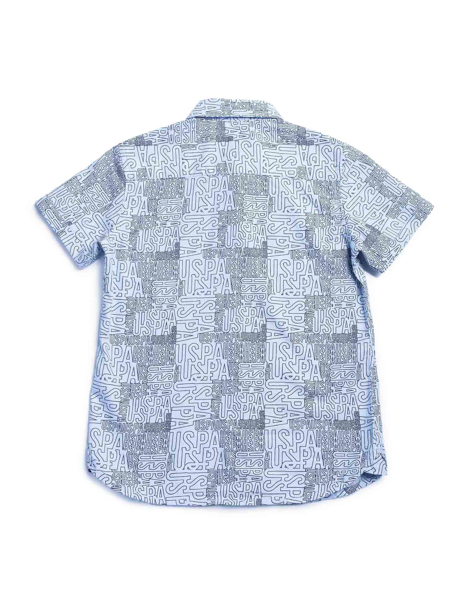 U.S.POLO KIDS BOYS SHIRT H/S UKSHT1386