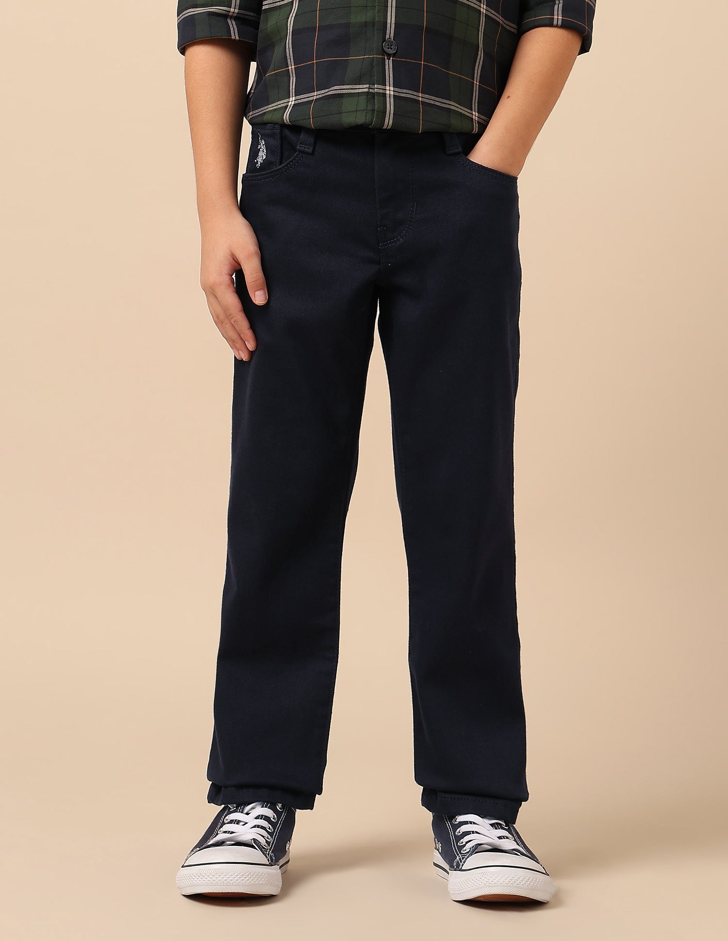U.S.POLO KIDS BOYS JEANS UKJEN767