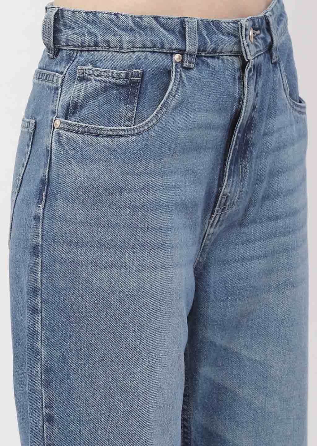 Madame Ladies Western Jeans M4Sc24114 1281 Mid Blue