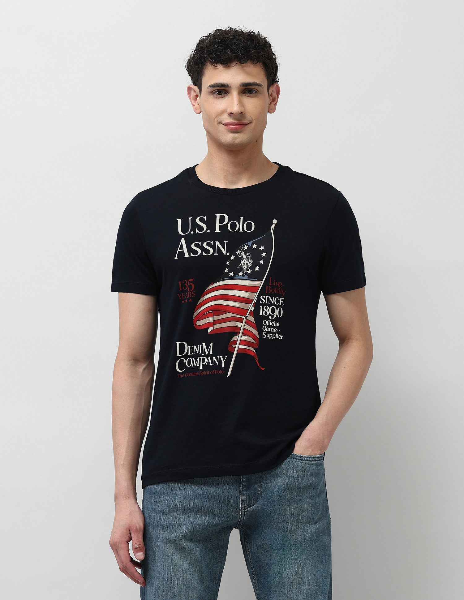 U.S.Polo Mens T-Shirt H/S Udtsh3745 Udtsh3745