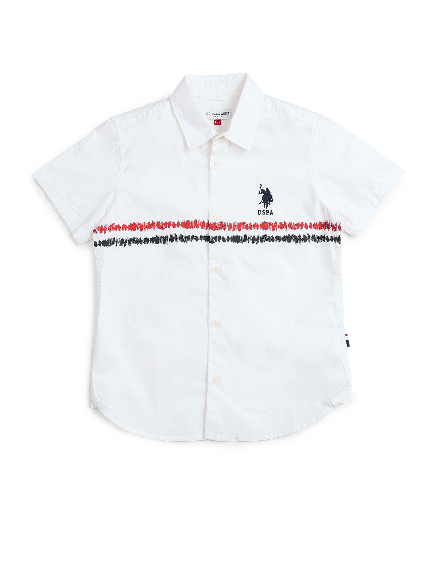 U.S.POLO KIDS BOYS SHIRT H/S UKSHT1396