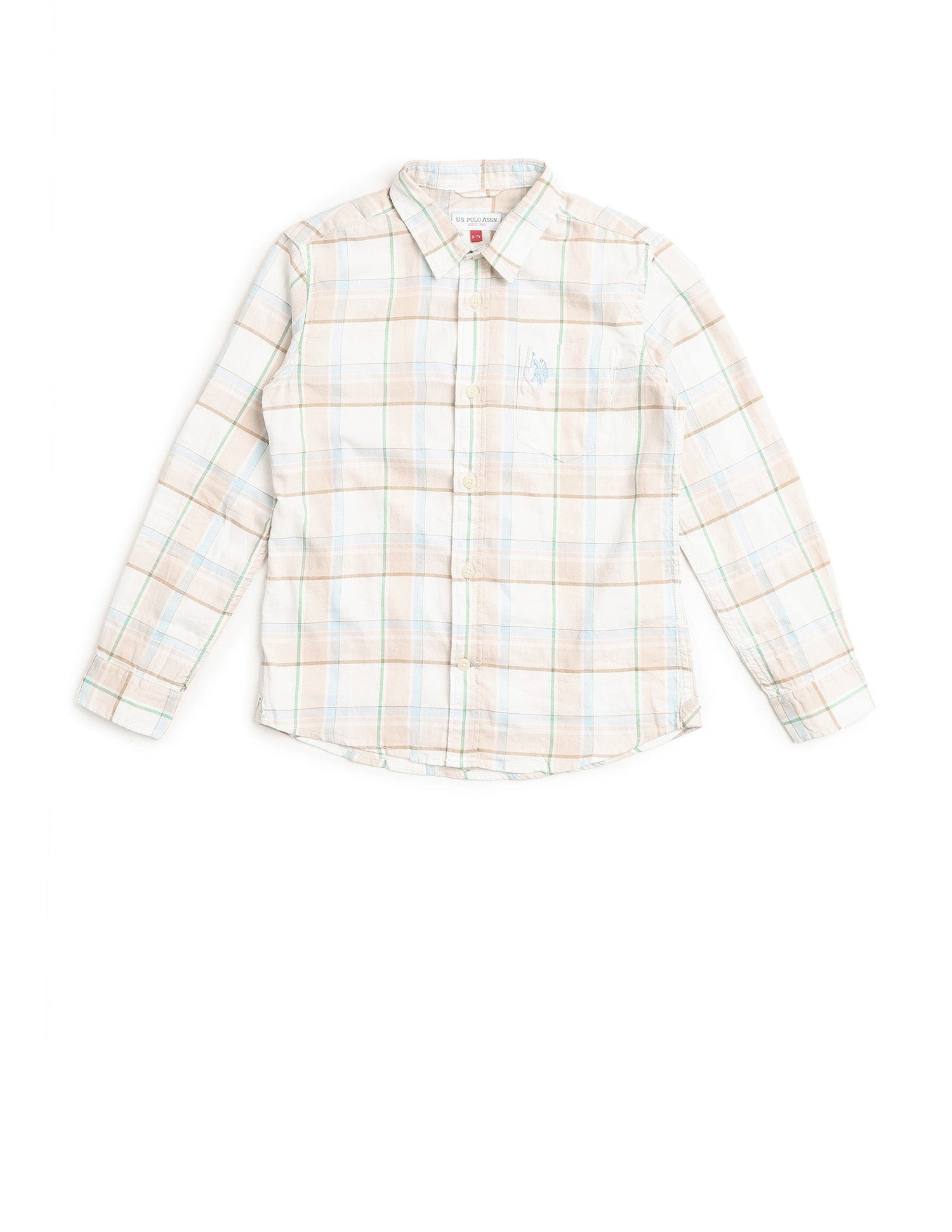 U.S.POLO KIDS BOYS SHIRT H/S UKSHT1507