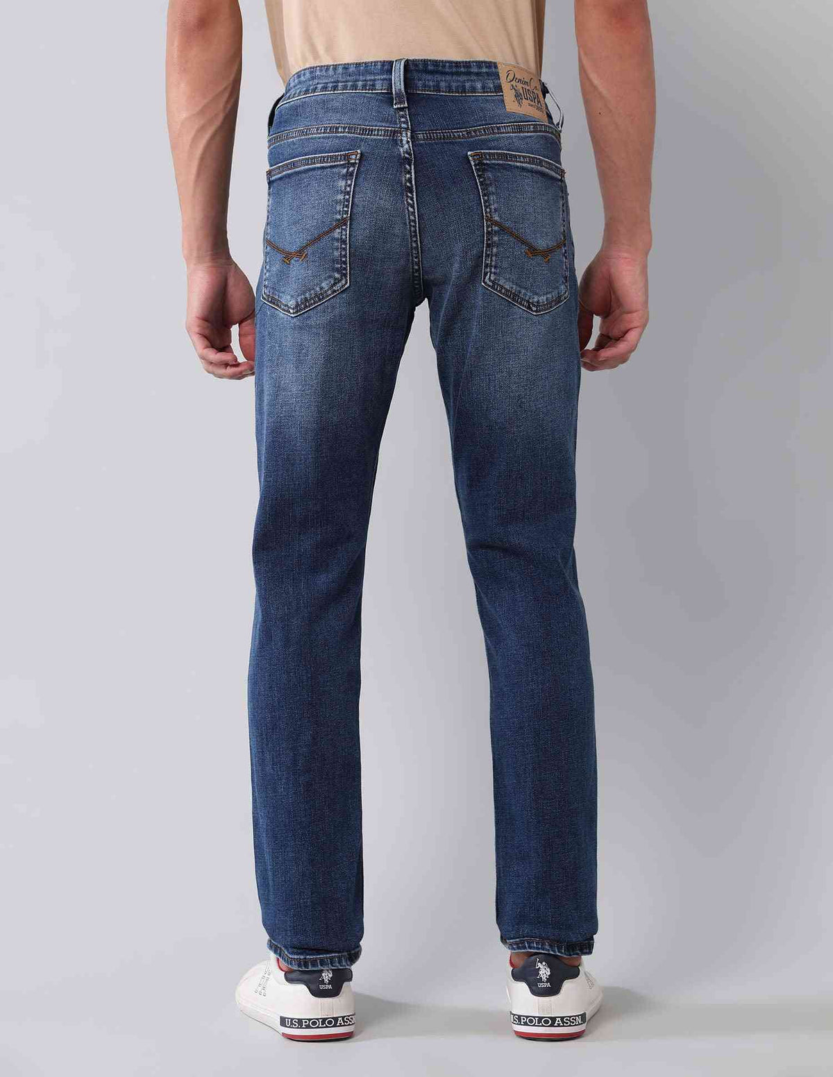 U.S.Polo Mens Jeans Udjen1618 Blue