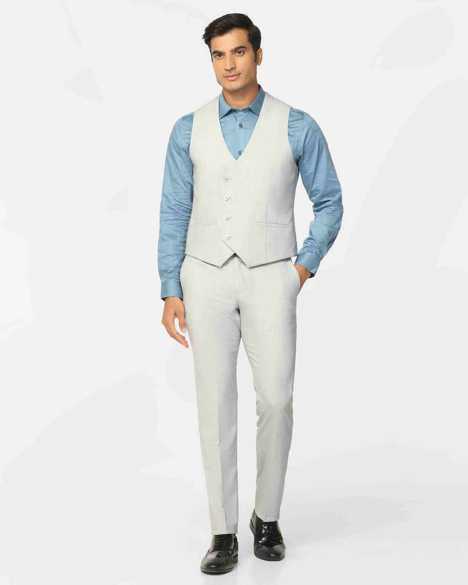 Blackberry Mens Formal Shirt F/S Bp-Bs-Do-Revolve Grey