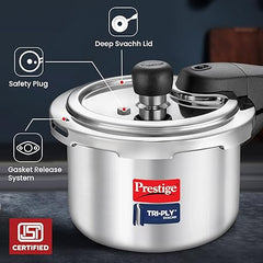 Prestige Household Cooker Steel Svachh Triply