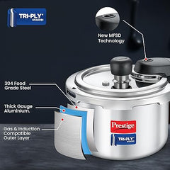 Prestige Household Cooker Steel Svachh Triply