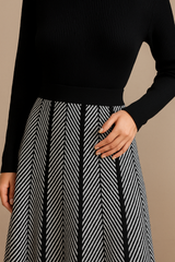 Lyte Club Ladies Western Midi O1356-75480 Black