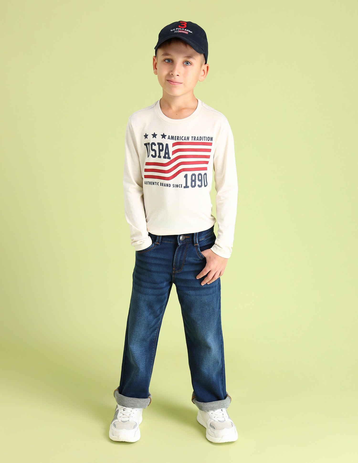 U.S.POLO KIDS BOYS JEANS UKJEN0487