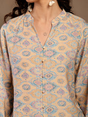 Gipsy Cream Printed Tunic