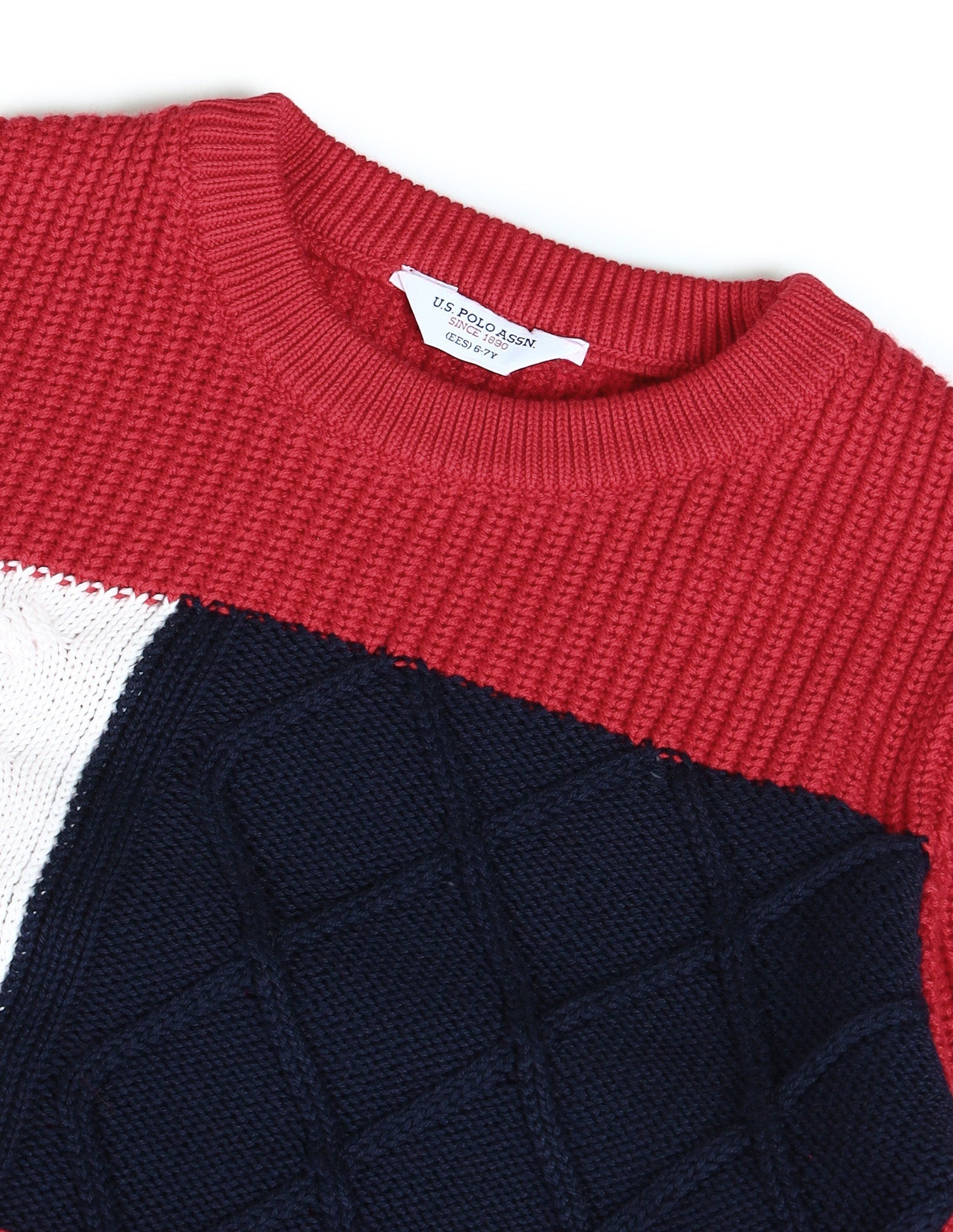 U.S.POLO KIDS BOYS PULLOVER UKSWE0097
