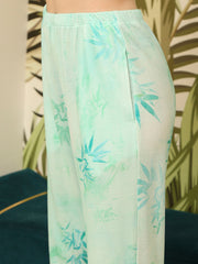 M-Secret Ladies Western Night Suit H/S S5S30111 042 Mint