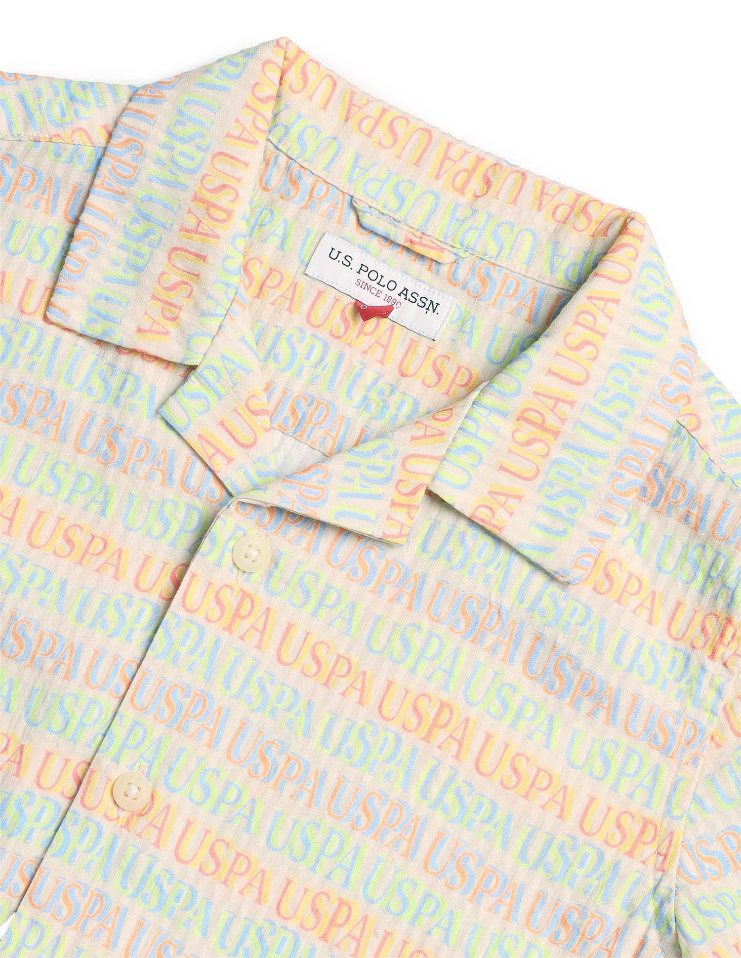 U.S.POLO KIDS BOYS SHIRT H/S UKSHT1342