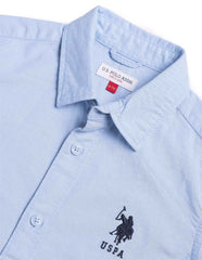 U.S.POLO KIDS BOYS SHIRT H/S UKSHT1381