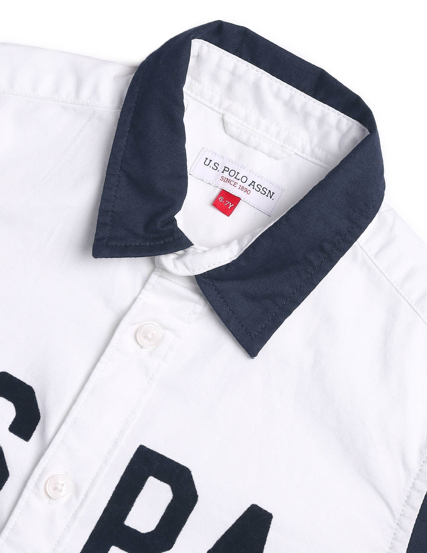 U.S.POLO KIDS BOYS SHIRT H/S UKSHT1397