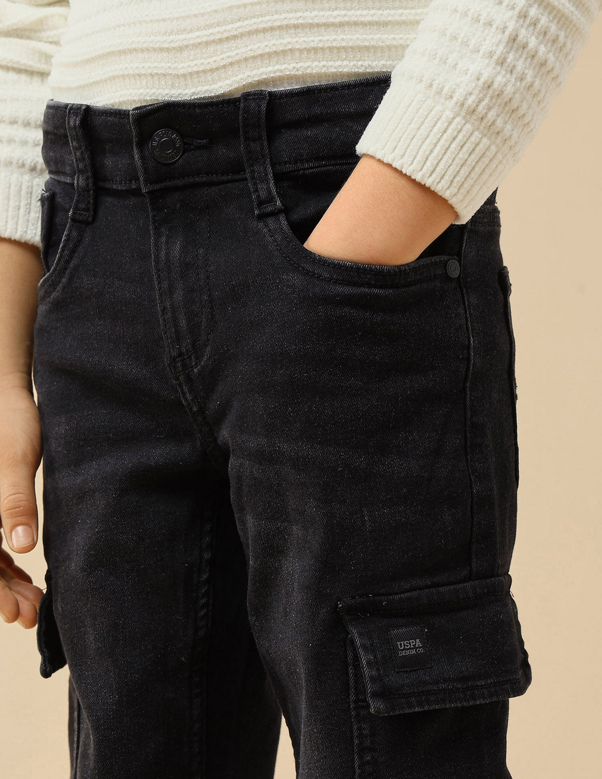 U.S.POLO KIDS BOYS JEANS UKJEN756