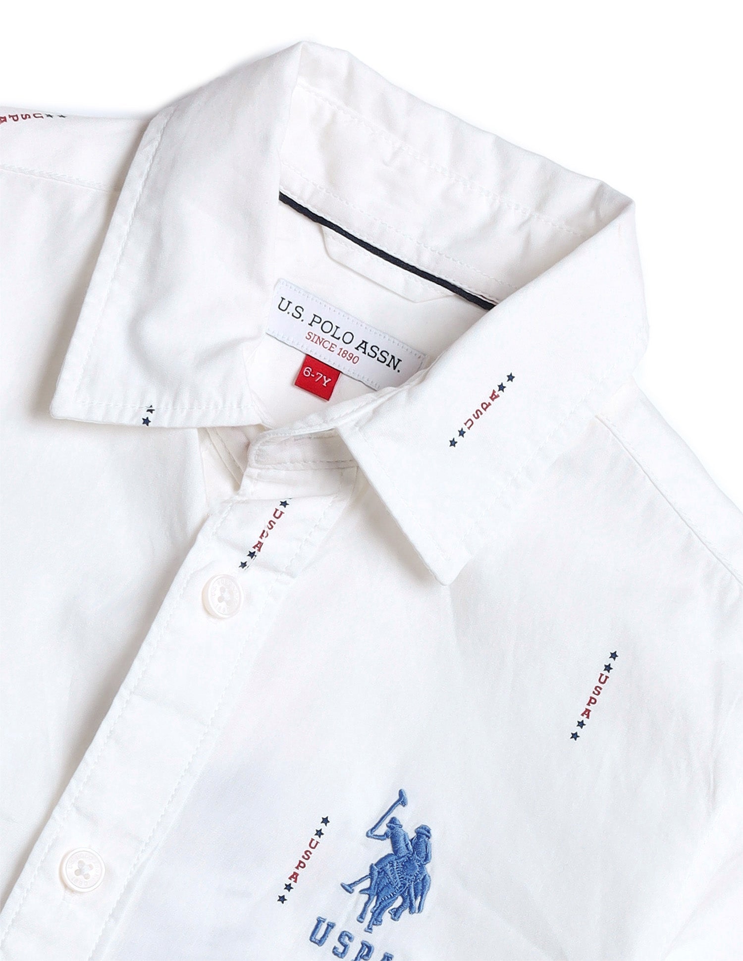 U.S.POLO KIDS BOYS SHIRT H/S UKSHT1363