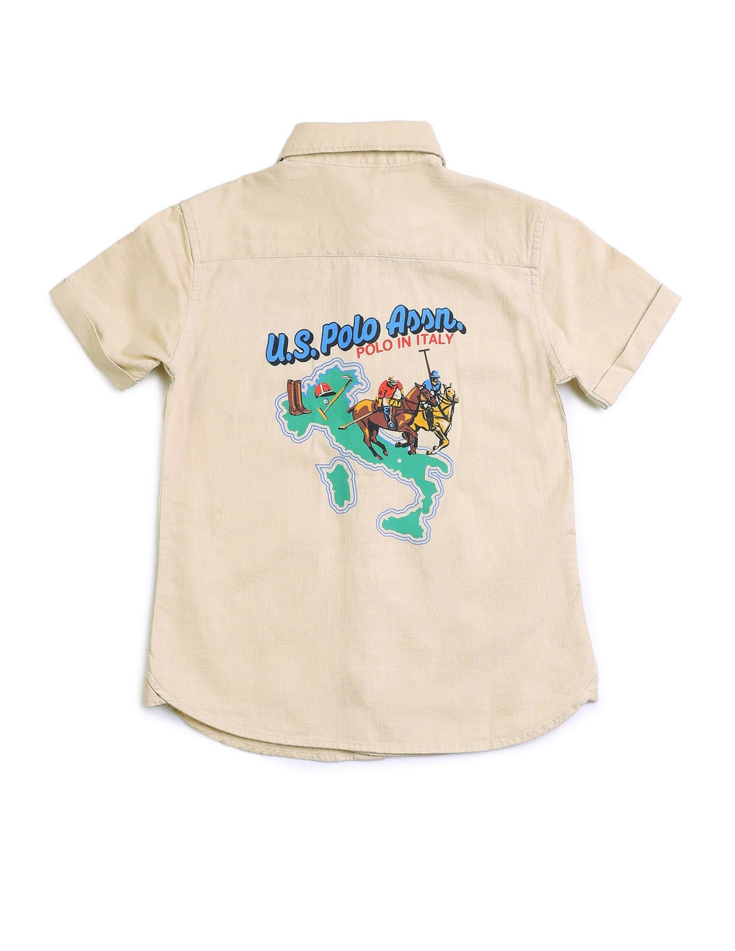 U.S.POLO KIDS BOYS SHIRT H/S UKSHT1389