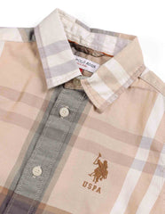 U.S.POLO KIDS BOYS SHIRT F/S UKSHT1042