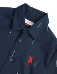 U.S.POLO KIDS BOYS SHIRT H/S UKSHT1364