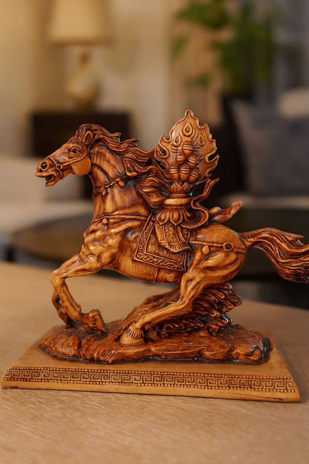Dynamic Running Horse Statue