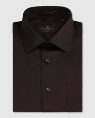 Blackberry Mens Formal Shirt F/S Bp-P1-So-Sylvia Chocolate