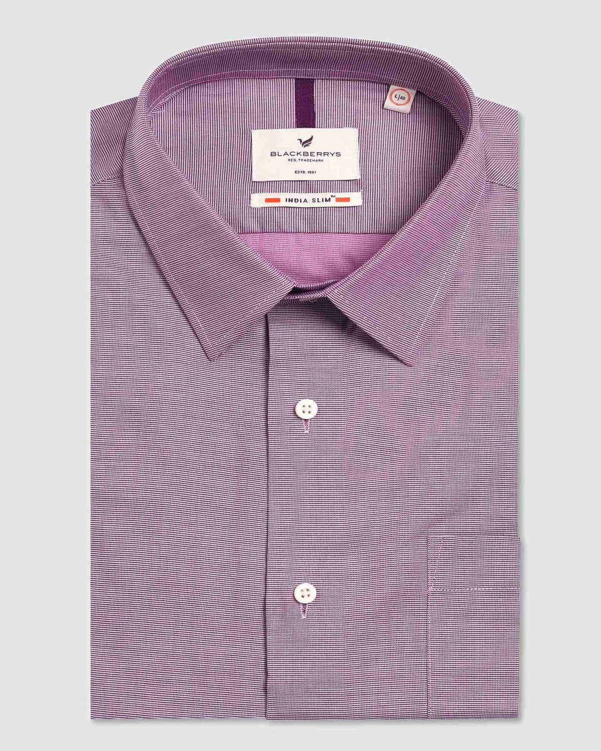 Blackberry Mens Formal Shirt F/S Bp-Bs-Do-Revolve Grey