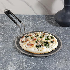 Lyte Club SAS Pro Platinum Triply Stainless Steel Hybrid Tawa 25 cm | 4 mm Thick | HexaShield Design Stick-Resistant Surface | Metal Spatula Safe | Induction Compatible | Roti, Paratha Tawa | PFOA Free