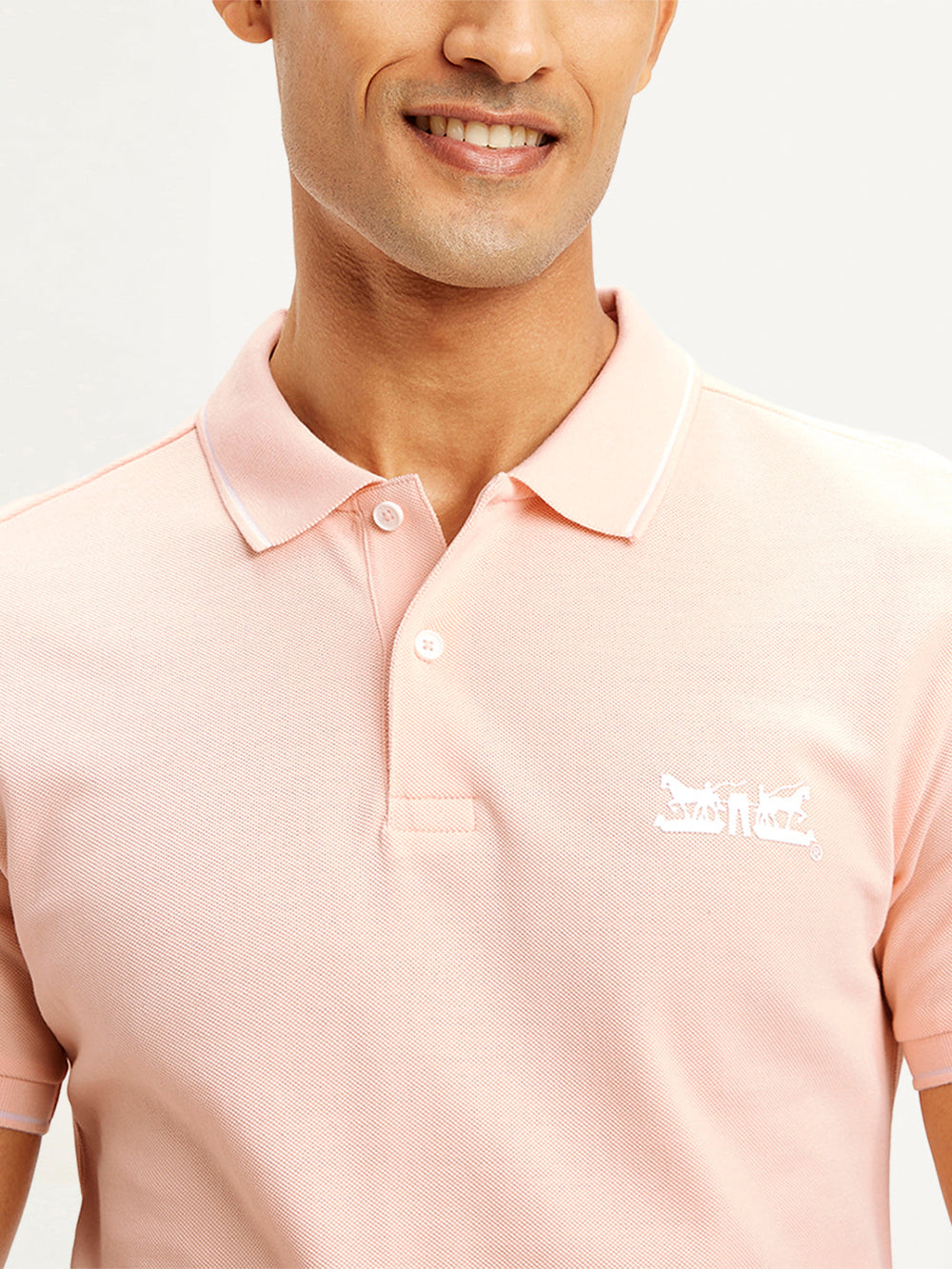 Men'S Solid Slim Fit Polo T-Shirt - Goyalsons ShopMax