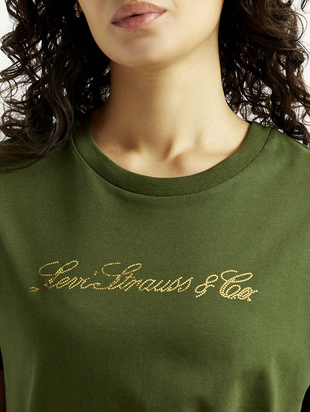 Women'S Typography Crew Neck T-Shirt