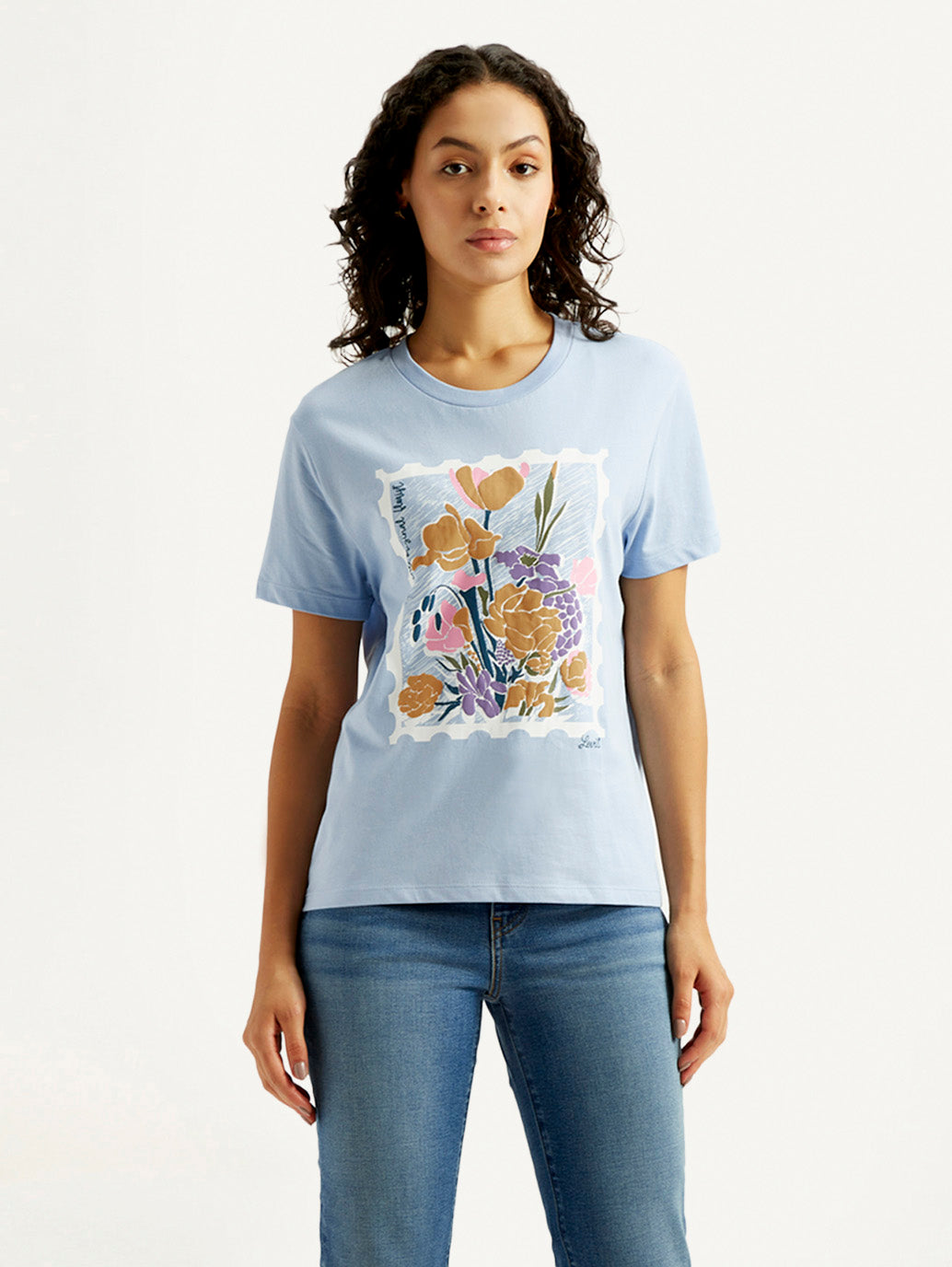 Women'S Floral Relaxed Fit T-Shirt