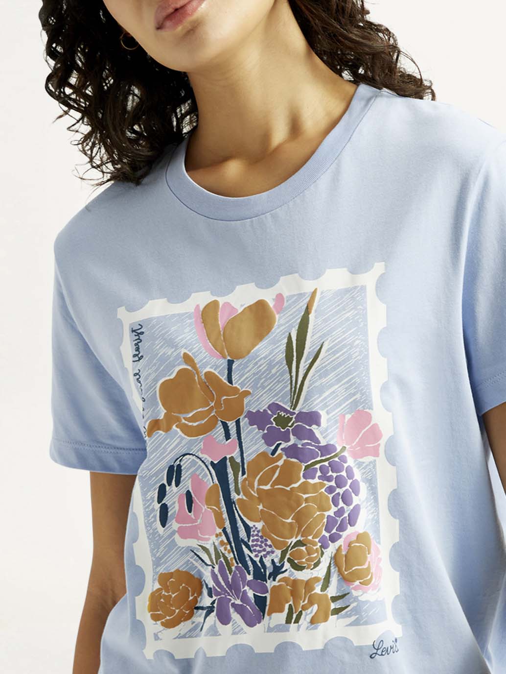 Women'S Floral Relaxed Fit T-Shirt