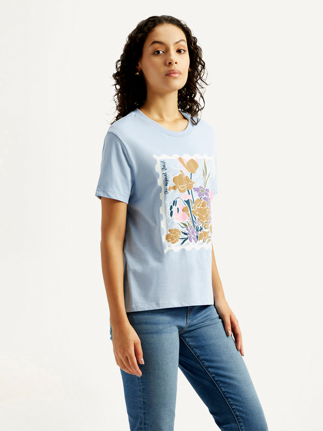 Women'S Floral Relaxed Fit T-Shirt