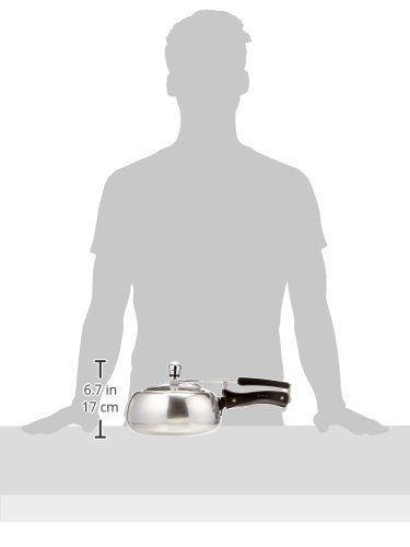 Hawkins Contura 2L Aluminium Inner Lid Pressure Cooker (Silver)